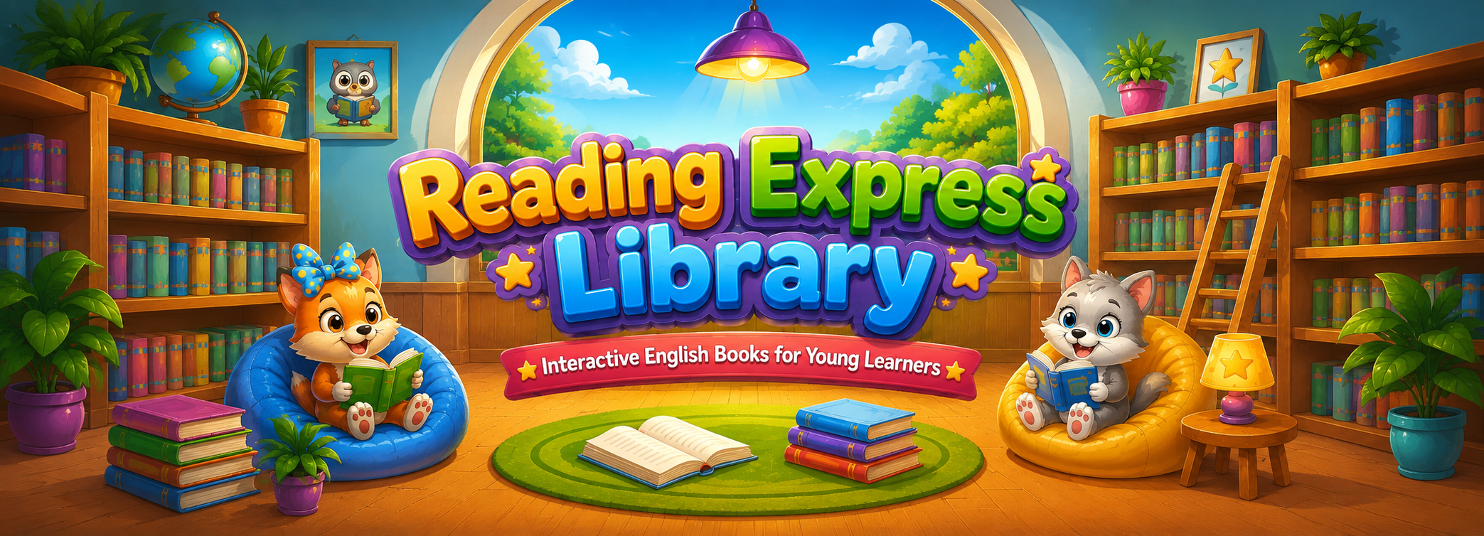 Reading Express Library — Interactive English Books for Young Learners